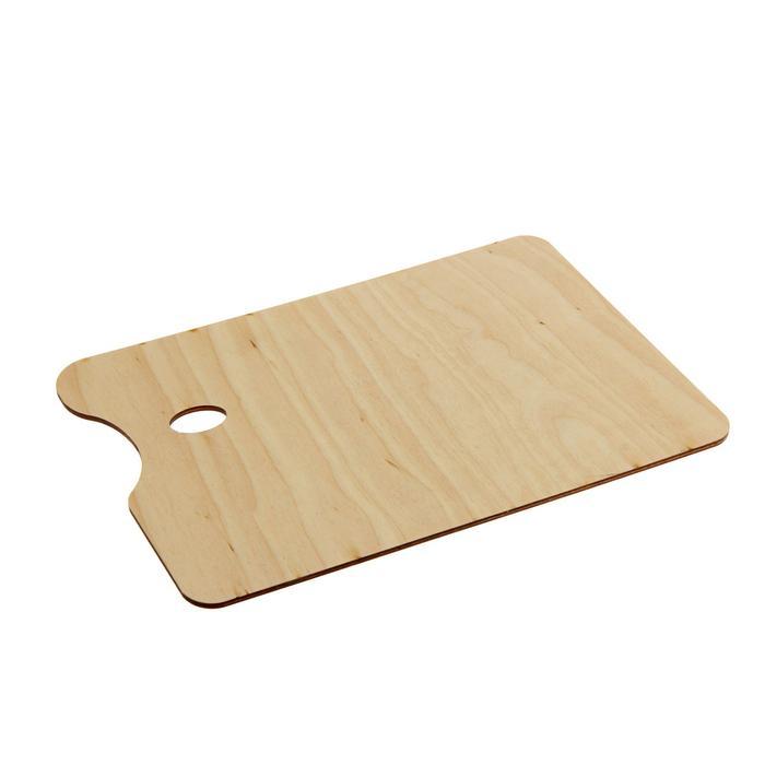 Палитра 20*30см, деревянная прямоугольная №5 фото 1 — PalitraMastera