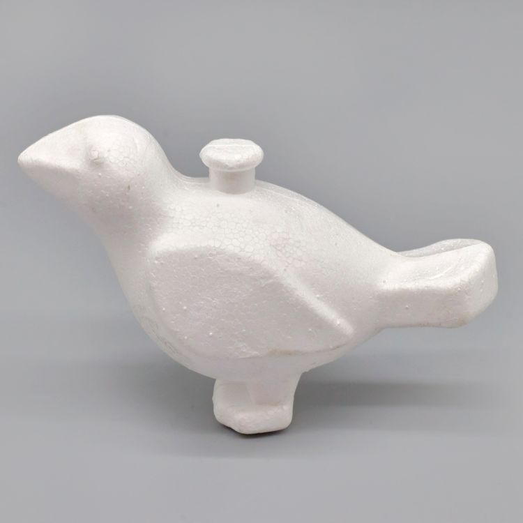 Заготовка для декорирования из пенопласта 'Воробушек (подвеска)', h 6,5*10,5см — PalitraMastera