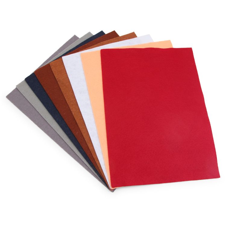 Фетр листовой мягкий ассорти, 1.0мм, 20х30см, 8шт/упак, Astra&amp;Craft (2) — PalitraMastera