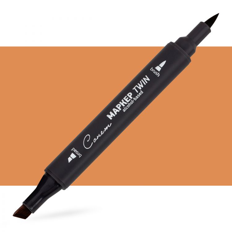 Маркер спиртовой Сонет Twin Brush, коричневый картофель--- — PalitraMastera