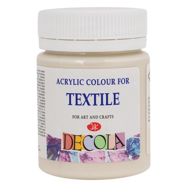 Слоновая кость акрил ткань Декола 50 мл — PalitraMastera