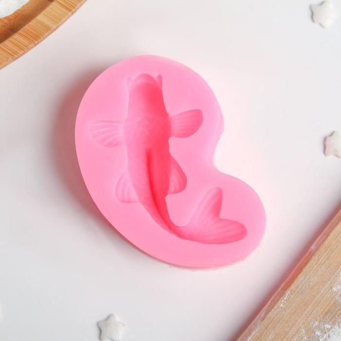 Молд силиконовый «Рыбка», 7,2*4,7*2,3 см (подходит для изготовления мыла) — PalitraMastera