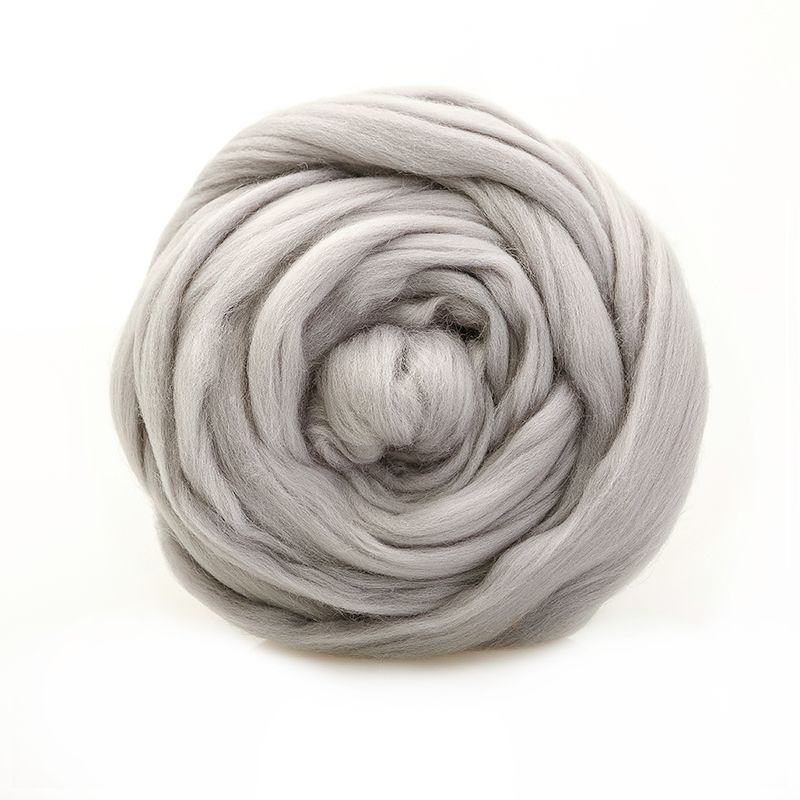 Тонкая шерсть 100% светлые сумерки №0810, 100гр мериносовая для валяния фото 1 &mdash; PalitraMastera