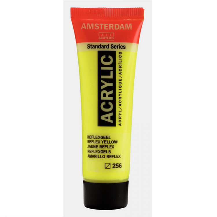 Краска акриловая Amsterdam туба 20мл №256 Жёлтый отражающий — PalitraMastera