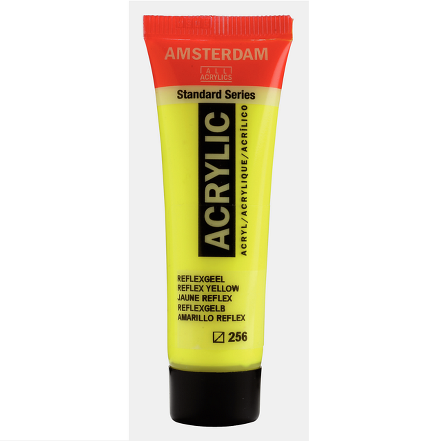 Краска акриловая Amsterdam туба 20мл №256 Жёлтый отражающий фото 1 — PalitraMastera