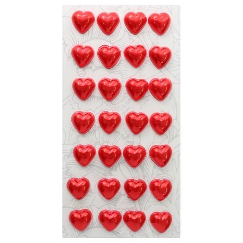 ASS1269 Декоративные наклейки "Жемчуг" 12мм, Астра (Z1 красный) фото 1 &mdash; PalitraMastera