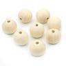 Бусины деревянные неокрашенные 20 мм,отв.3,5-4мм, 8шт фото 1 &mdash; PalitraMastera