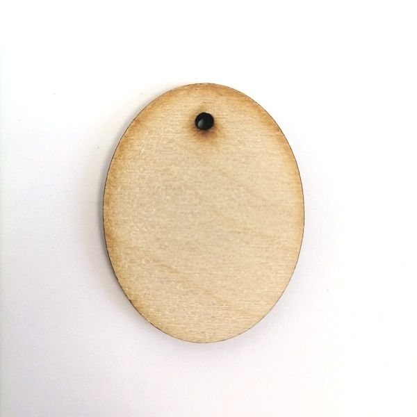 Подвеска "Овал", 30*40мм, фанера 3мм фото 1 &mdash; PalitraMastera