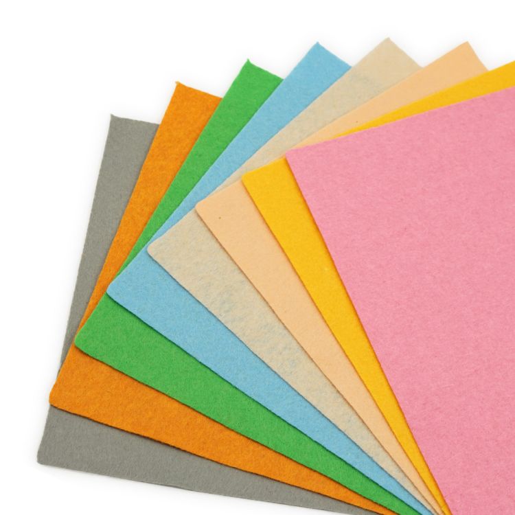 Фетр листовой мягкий ассорти, 1.0мм, 20х30см, 8шт/упак, Astra&amp;Craft (1) — PalitraMastera