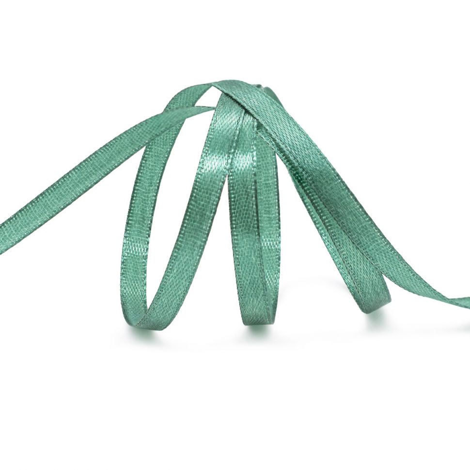 Лента атласная 0,6см*22,86м (093 т. изумрудный) фото 1 — PalitraMastera