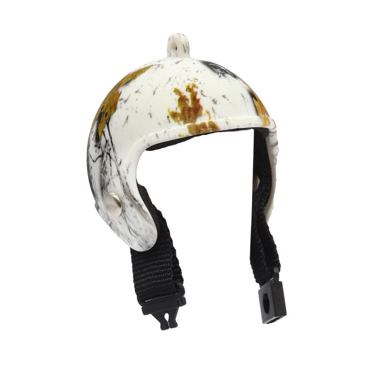 AR1189 Шлем мини 5см (черно-белый) — PalitraMastera