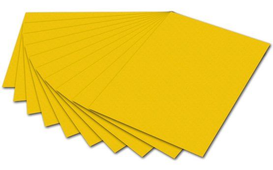 FOLIA Бумага цветная, 300 г/м2, 50х70 см, желтый золотистый — PalitraMastera