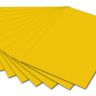 FOLIA Бумага цветная, 300 г/м2, 50х70 см, желтый золотистый фото 2 &mdash; PalitraMastera