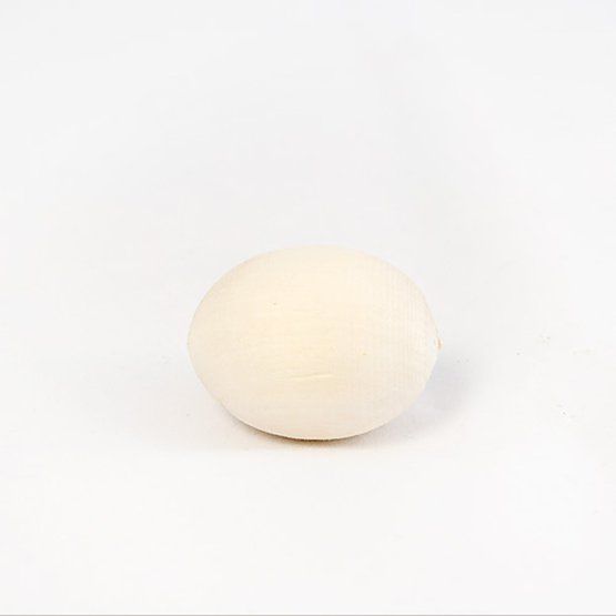 Деревянная заготовка из липы Яйцо перепелиное, высота 40 мм фото 1 — PalitraMastera