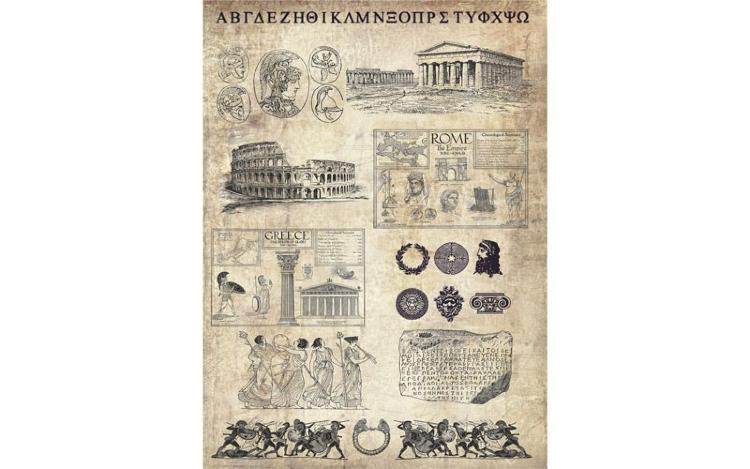 Рисовая бумага для декупажа &quot;Craft Premier&quot;, A3, 25г/м, &quot;Рим&quot; — PalitraMastera