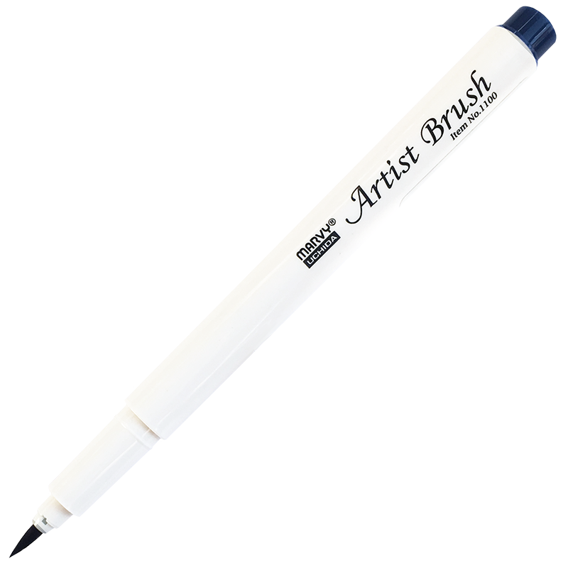 Маркер-кисть, акварельные чернила на водной основе Prussian Blue MAR1100/29 /Marvy фото 1 &mdash; PalitraMastera