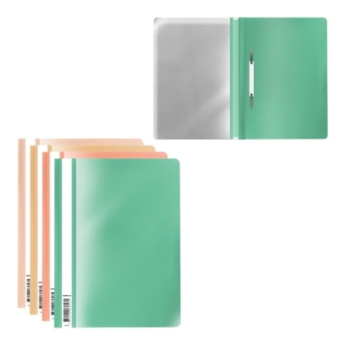 Папка-скоросшиватель пластиковая А5 ErichKrause® Matt Powder ассорти МИКС фото 1 — PalitraMastera