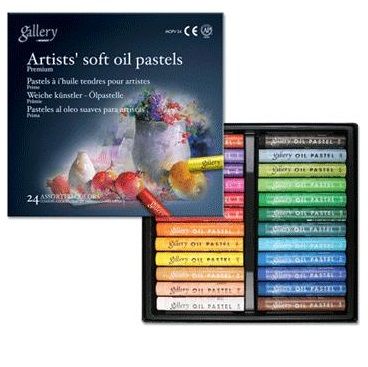 Пастель масляная мягкая профессиональная 24 цвета в картонной коробке фото 1 — PalitraMastera