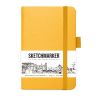 Блокнот для зарисовок Sketchmarker 140г/кв.м 9*14см 80л твердая обложка Желтый фото 1 &mdash; PalitraMastera