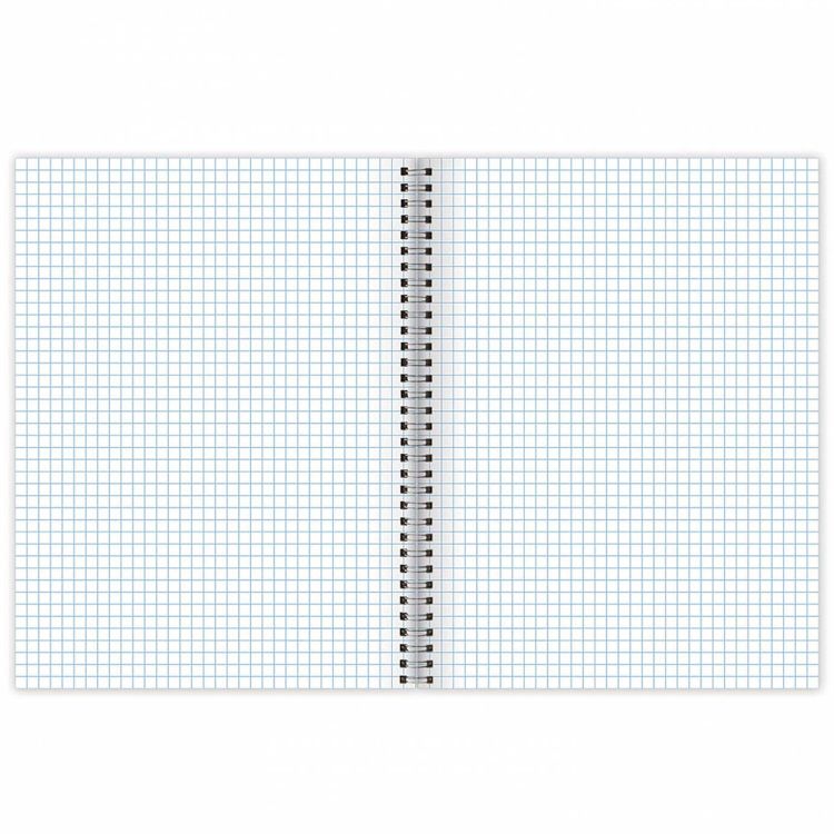 Тетрадь А5 96л. BRAUBERG гребень, клетка, твёрдая обложка, Flowers 404444 — PalitraMastera