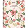 Тетрадь А5 96л. BRAUBERG гребень, клетка, твёрдая обложка, Flowers 404444 фото 4 &mdash; PalitraMastera