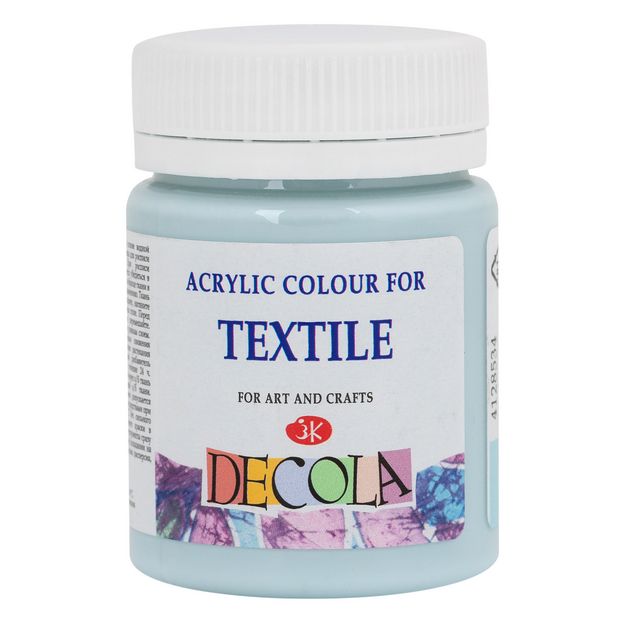 Светло-голубая акрил ткань Декола 50 мл --- — PalitraMastera