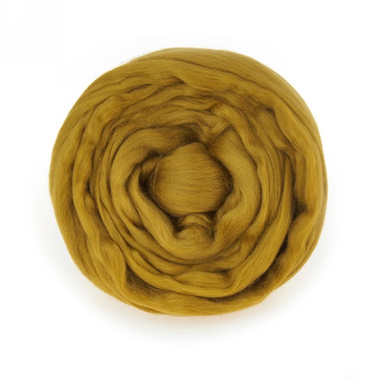 Тонкая шерсть100%  хаки 683, 100гр мериносовая для валяния &mdash; PalitraMastera