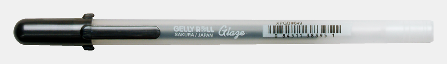 Гелевая ручка GLAZE Черный фото 1 — PalitraMastera