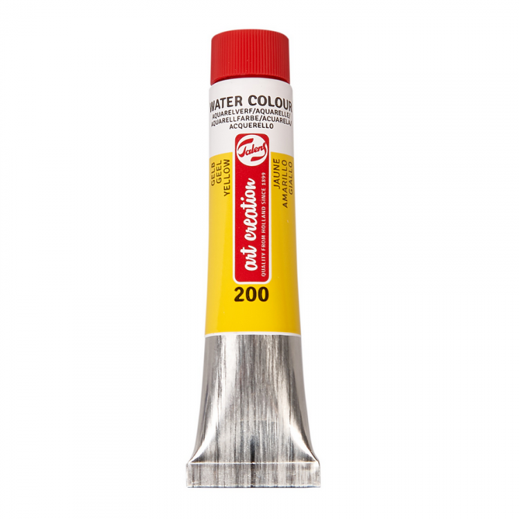 Краска акварельная Art Creation туба 12мл №200 Желтый — PalitraMastera