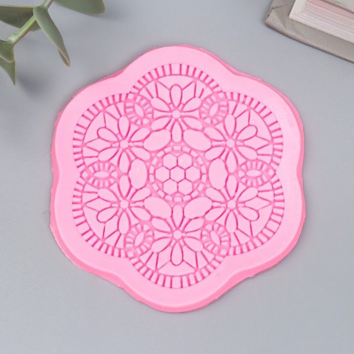 Молд силикон &quot;Мехенди с цветами&quot; 7,9х7,9 см  7432047 — PalitraMastera