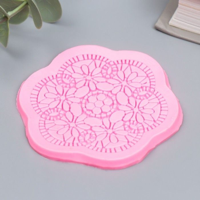 Молд силикон &quot;Мехенди с цветами&quot; 7,9х7,9 см  7432047 — PalitraMastera