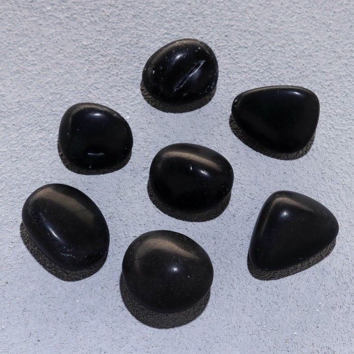 Набор для творчества &quot;Обсидиан&quot;, галтовка, фракция 2-4 см, 100 г  9269501 — PalitraMastera