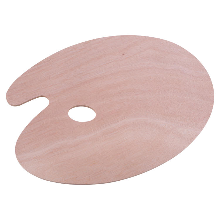 Палитра 30х40см, деревянная (фанера), овальная, SFA025/DK18423 — PalitraMastera