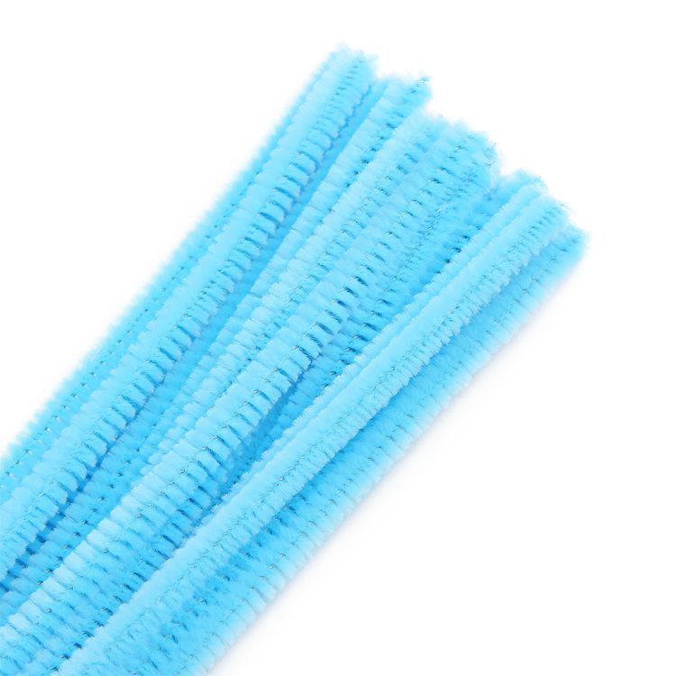 Синель-проволока, 6мм*30см, 30шт/упак, Astra&amp;Craft (A-042 голубой) — PalitraMastera