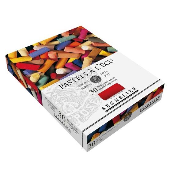 Sennelier Набор художественной пастели, 30 цветов 1/2, картон — PalitraMastera