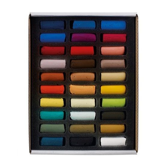 Sennelier Набор художественной пастели, 30 цветов 1/2, картон — PalitraMastera