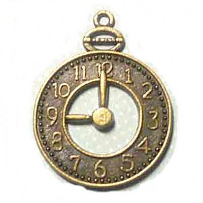 из набора металлических подвесок ЧАСИКИ СО СТРЕЛКАМИ 32*24мм, 1шт SCB 25013703 — PalitraMastera