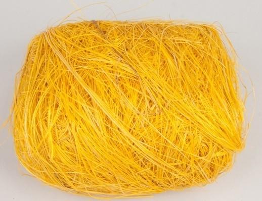 129846445 Волокно сизаля 50г желтое фото 1 — PalitraMastera