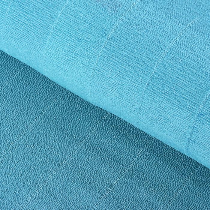 Бумага гофрированная 956 лазурь, 50 см х 2,5 м 1524098 — PalitraMastera