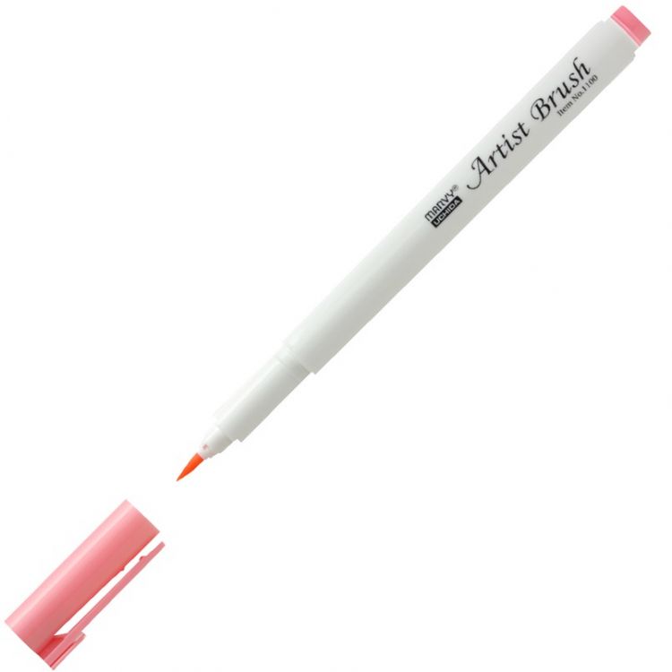 Маркер-кисть, акварельные чернила на водной основе Rose Pink MAR1100/57 /Marvy — PalitraMastera