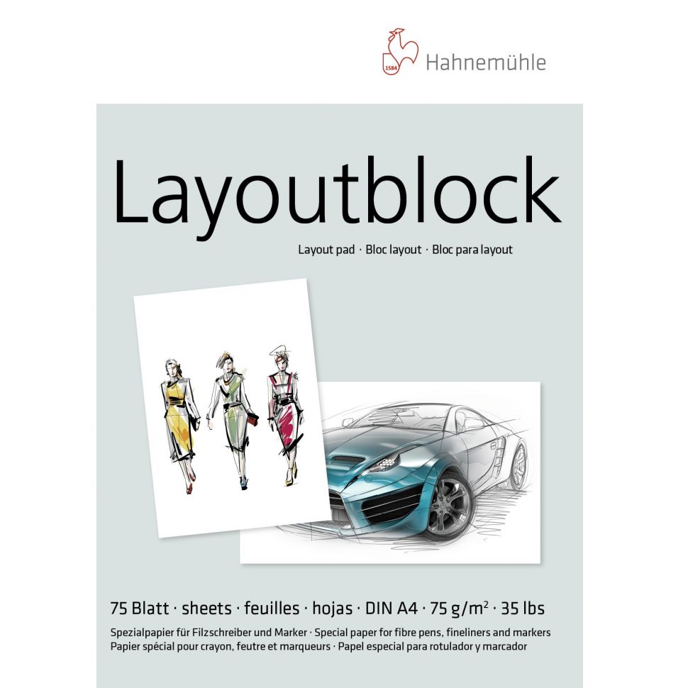 Hahnemuhle Альбом-склейка для комиксов и иллюстраций "Layout", 75 г/м2, А4, 75 л--- фото 1 &mdash; PalitraMastera