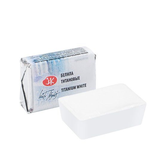 Белила титановые акварель Белые Ночи кювета 2,5 мл — PalitraMastera