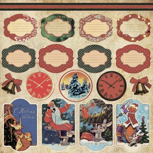Бумага для скрапбукинга "Новогодняя история" декор 16,5х16,5см "Craft Premier" АКЦИЯ!!! 01.03.18 фото 1 — PalitraMastera