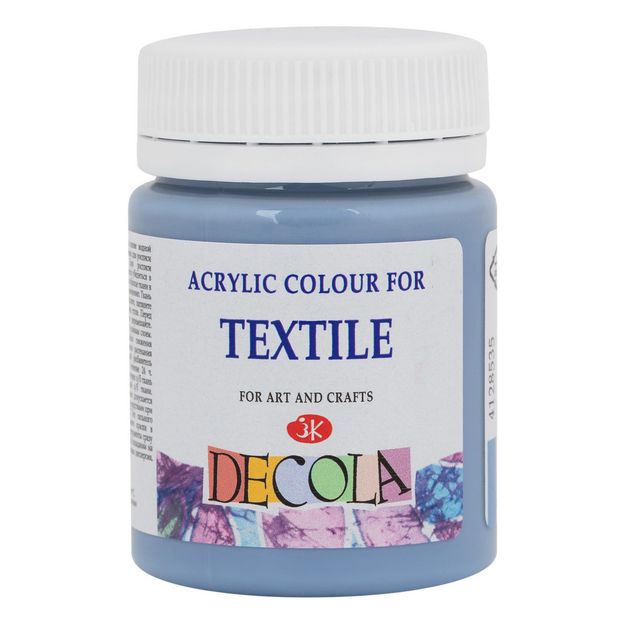 Пыльная синяя акрил ткань Декола  50 мл — PalitraMastera