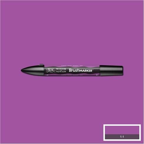 Winsor&Newton  Маркер художественный Brush, фиолетовый фото 1 — PalitraMastera