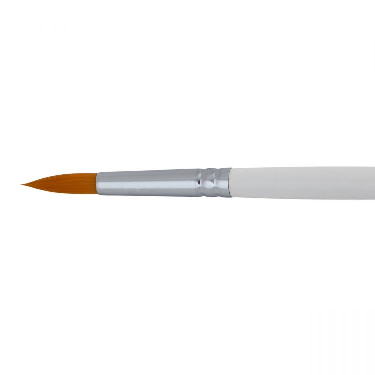 Невская Палитра Кисть синтетика круглая, длинная ручка №06 (6 мм) — PalitraMastera