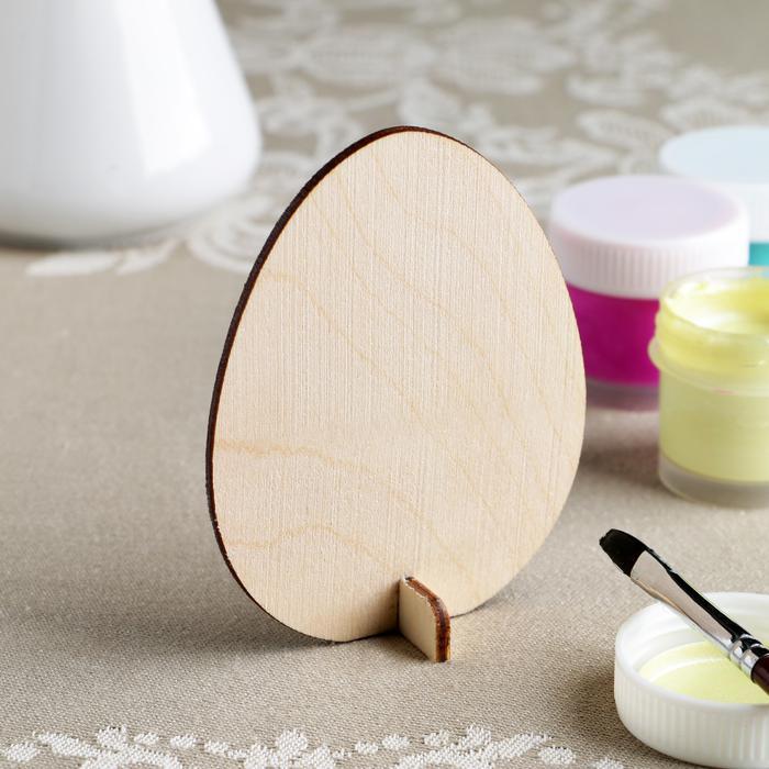 Заготовка для творчества "Яйцо", 9х7 см 4821996 фото 1 &mdash; PalitraMastera