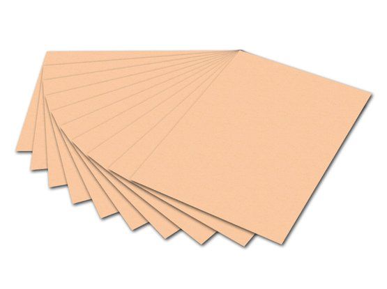 FOLIA Бумага цветная, 300 г/м2, 50х70 см, абрикос — PalitraMastera