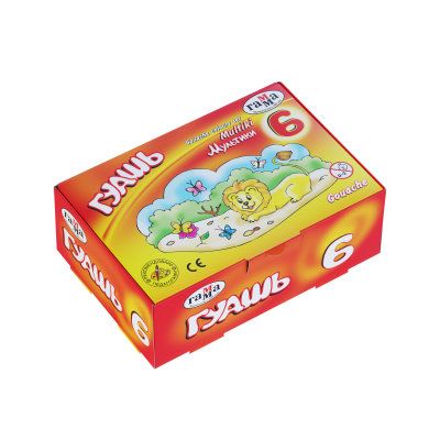 Гуашь "Мультики" 6цв. 20мл /Гамма фото 1 &mdash; PalitraMastera