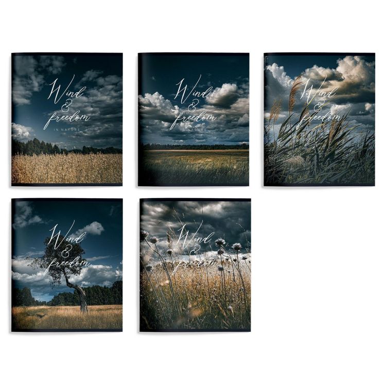 Тетрадь 80 л. А5+ кл. скреп. офс. Schoolformat СВОБОДНЫЙ ВЕТЕР мел. карт., пл. УФ-лак — PalitraMastera